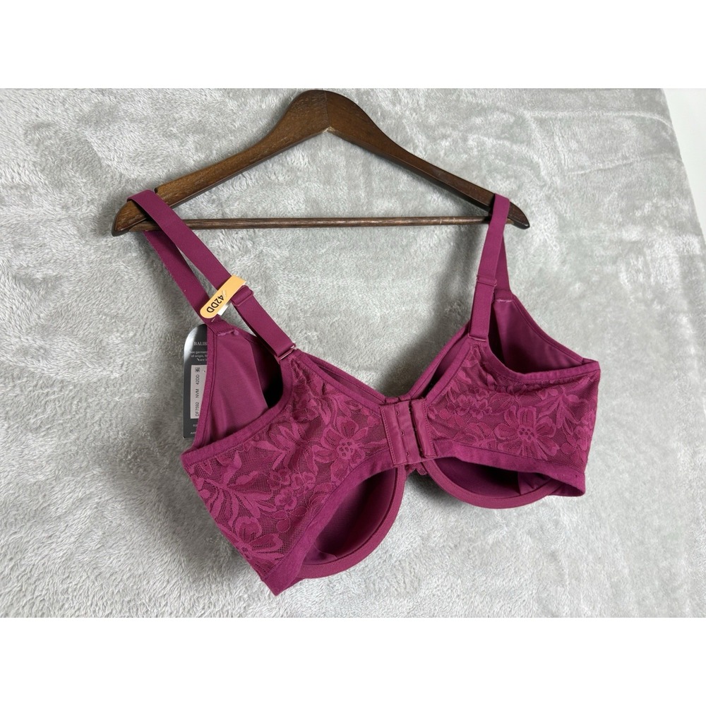 Bali Breathe Bra DF7592 Stretch Lace Full Coverage Underwire‎ Bra NWT - Picture 7 of 16